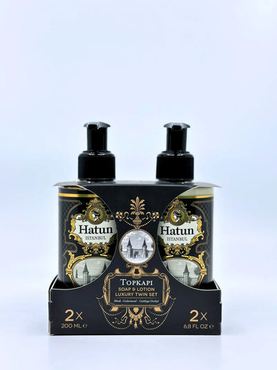 Topkapı Misk, Sedir Ağacı & Orkide Soap & Lotion Luxury Twin Set