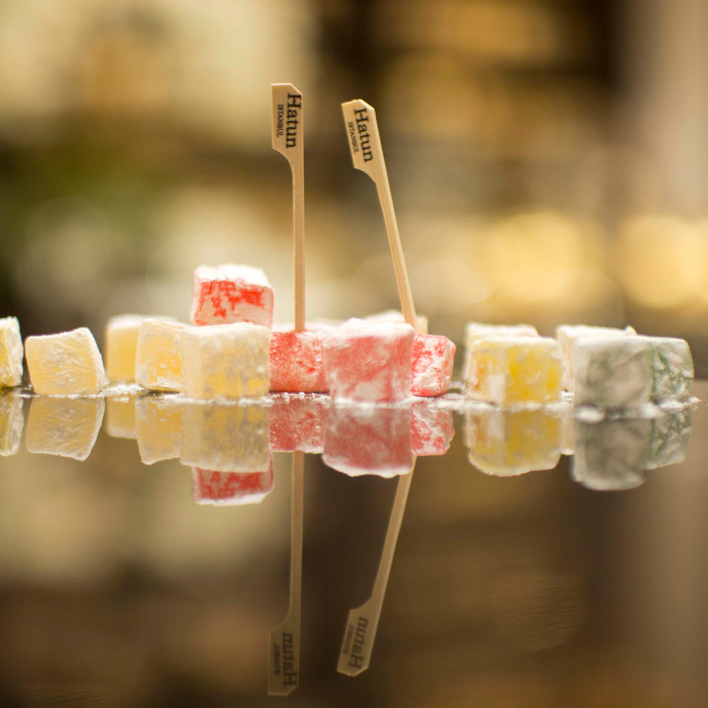 Karışık Lokum 600 gr – Karışık Çerezli, Narlı Antep Fıstıklı , Güllü, Limonlu & Naneli – Hatun İstanbul
