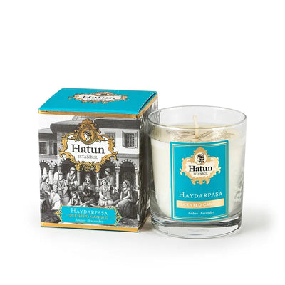 Haydarpaşa Amber & Lavanta Sticker Mum 130 gr