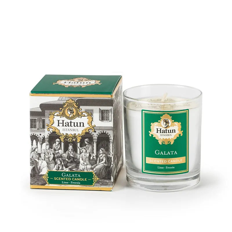 Galata Misket Limonu & Frezya Sticker Mum 130 gr – Hatun İstanbul