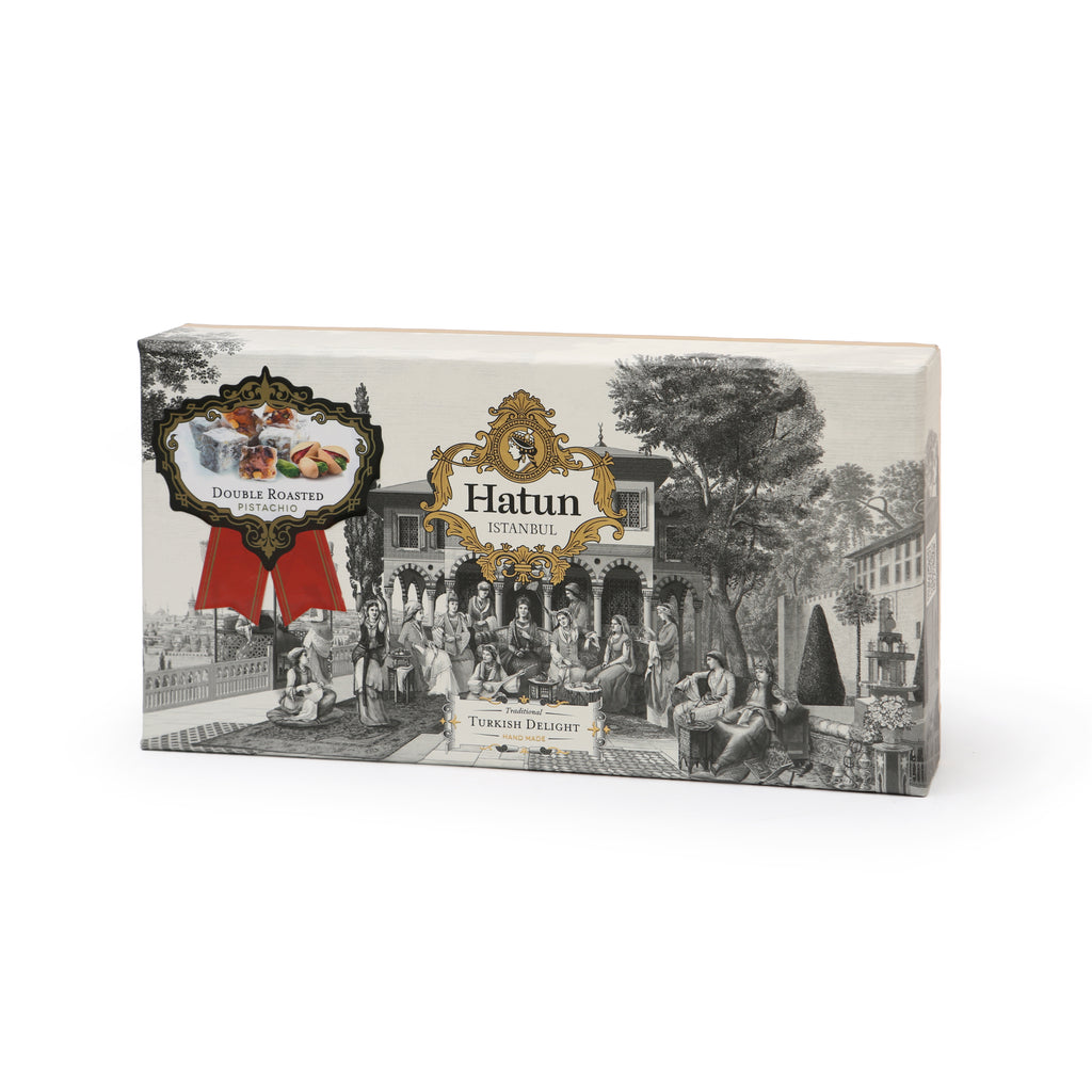 Duble Antep Fıstıklı Çifte Kavrulmuş Lokum 450 gr – Hatun İstanbul