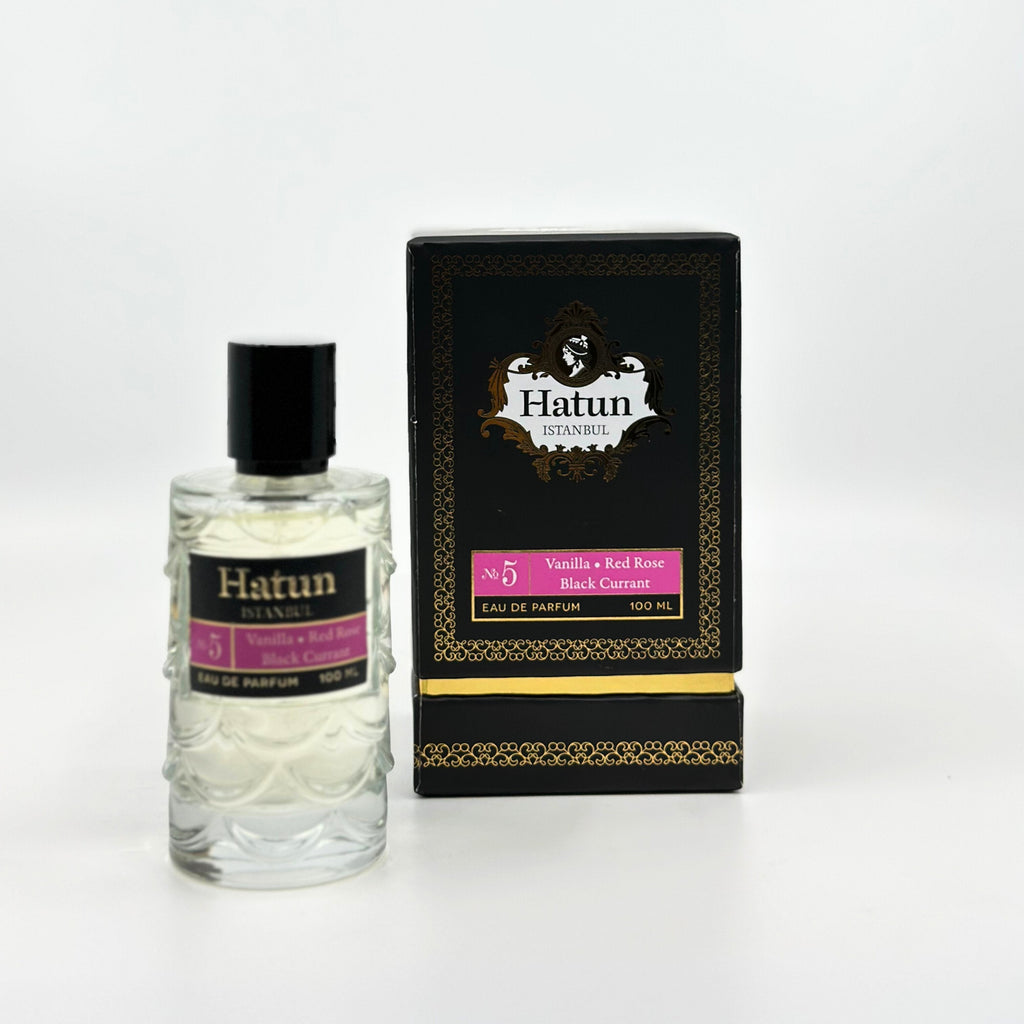 No:5 Frenk Üzümü, Gül & Vanilya Eau de Parfum 100 ml – Hatun İstanbul