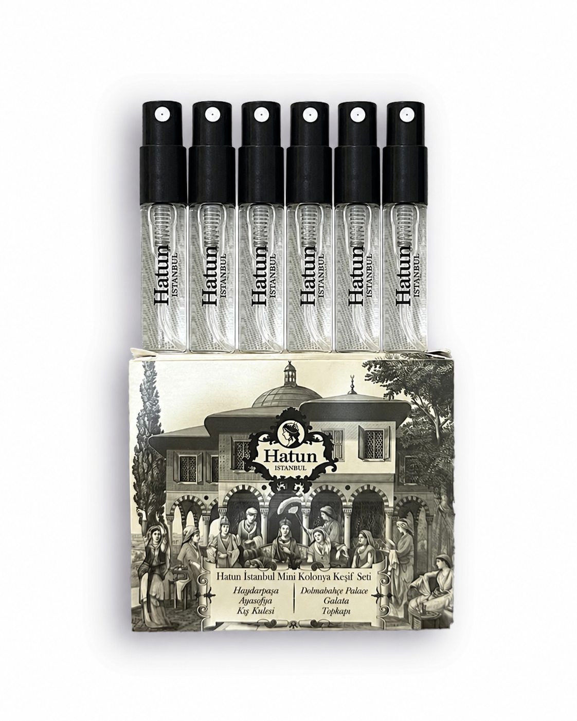 Hatun İstanbul Mini Kolonya Keşif Seti – 6’lı Eau de Cologne – Hatun İstanbul