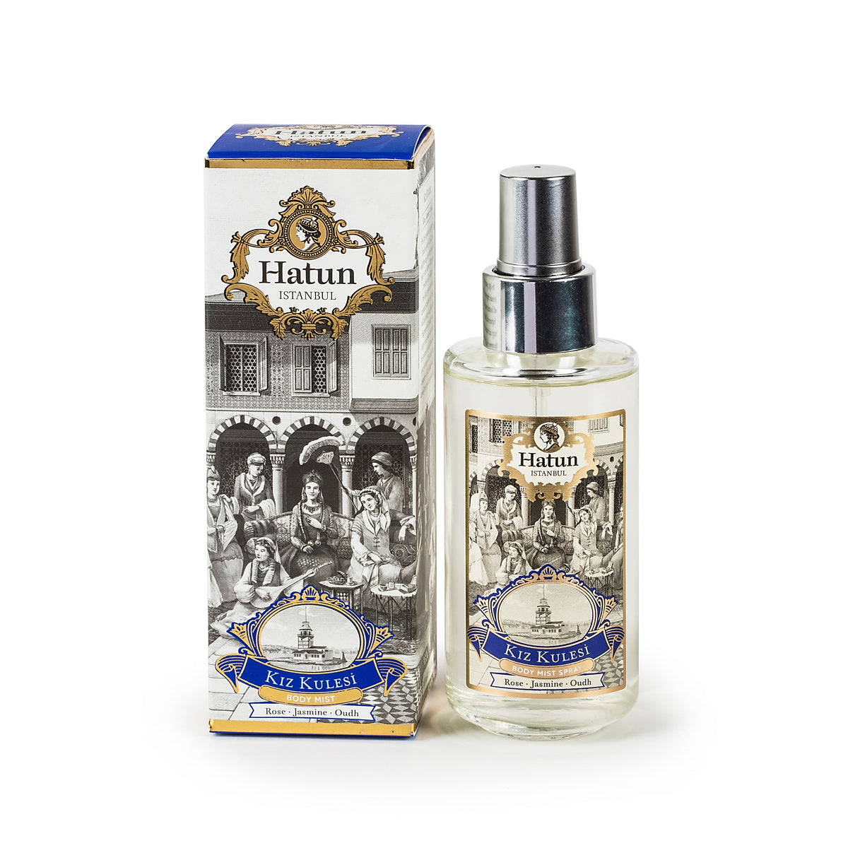 Kız Kulesi Gül, Yasemin & Öd Ağacı Body Mist 125 ml – Hatun İstanbul